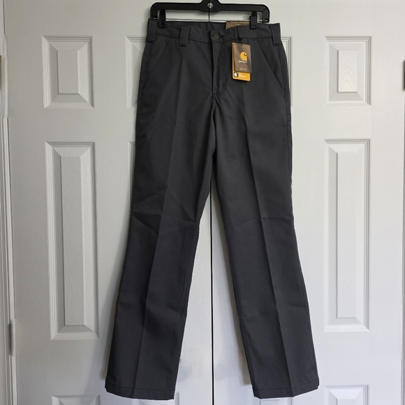 Carhartt Men's Gray Relaxed Fit Twill Work Pants, Size 30x32 - Picture 1 of 6
